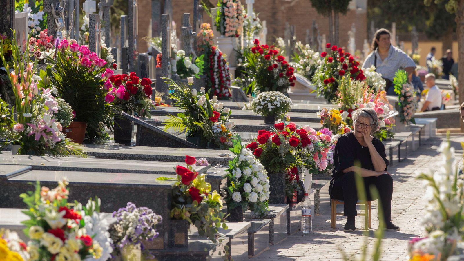 Miles de personas acuden a los cementerios para llevar flores a sus seres queridos | Ver