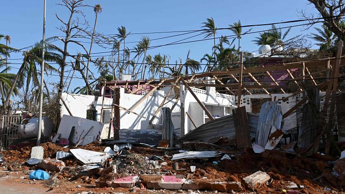 Telediario 1 - La huella del huracán Otis una semana después de su paso por Acapulco