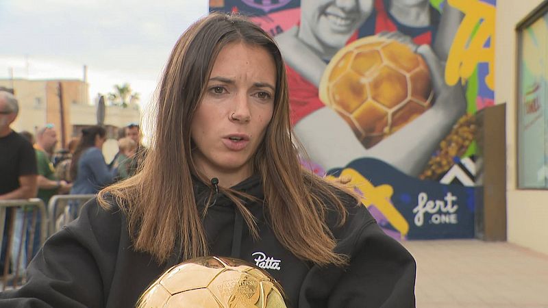 Aitana Bonmatí, a RTVE: "Estoy orgullosa de ser una referente. Con el Balón de Oro llegas a más niñas" -- Ver ahora en RTVE Play