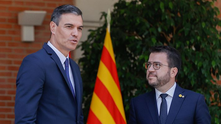 Telediario 1 - El PSOE ultima sus negociaciones con ERC y Junts para la investidura de Sánchez