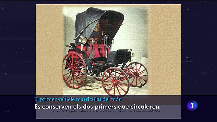 El primer vehicle matriculat del món