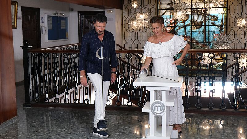 La gran visita de Antonio Banderas a MasterChef | Ver