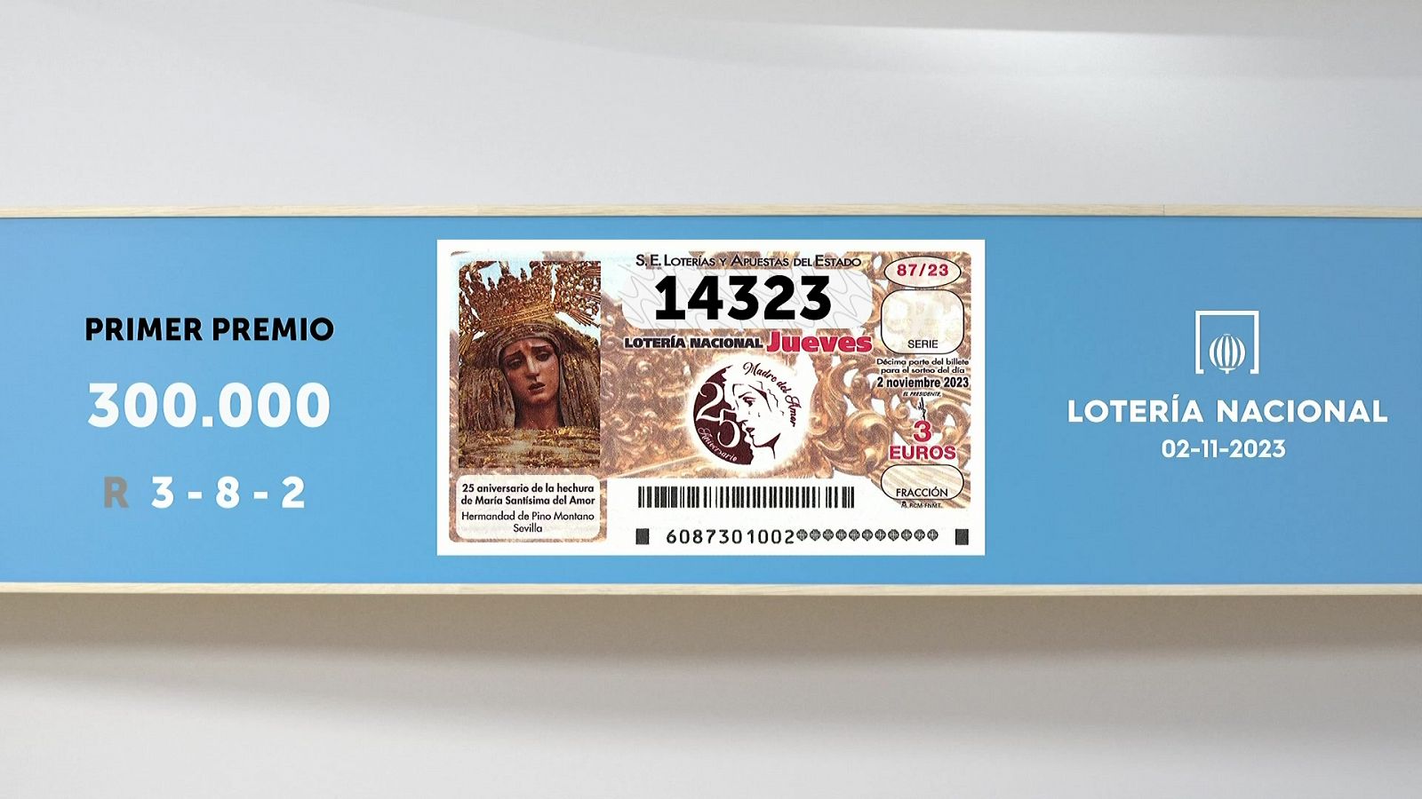 Sorteo de la Lotería Nacional del 02/11/2023 - Ver ahora