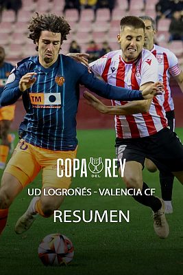 Logroñés - Valencia: resumen y goles del partido de Copa