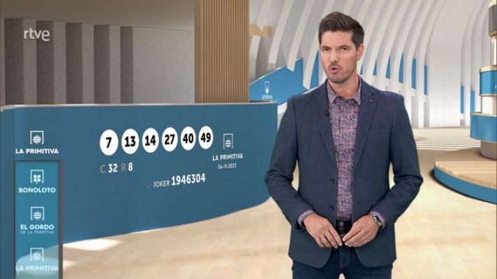 Loterías - Sorteo de la Bonoloto y Primitiva del 04/11/2023