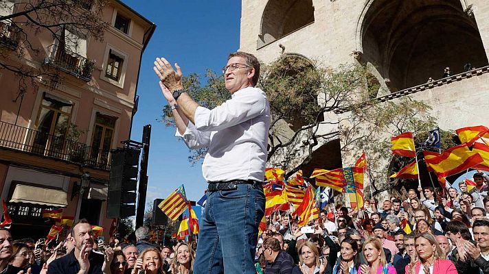 Telediario Fin de Semana - El PP vuelve a manifestarse contra la amnistía: "No nos vamos a quedar quietos"