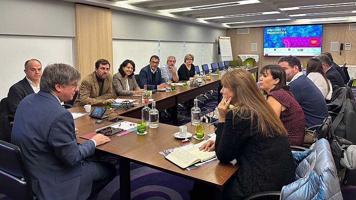 Telediario Fin de Semana - PSOE y Junts siguen negociando un acuerdo para la investidura de Sánchez