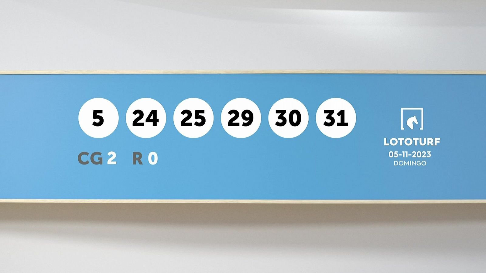 Sorteo de la Lotería Lototurf del 05/11/2023 - Ver ahora