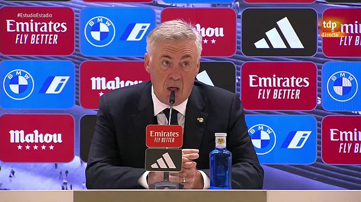 Ancelotti, sobre los problemas en el hombro de Bellingham: "No creo que sea nada serio"