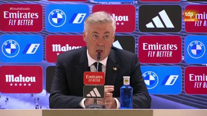 Estudio Estadio - Ancelotti, sobre los problemas en el hombro de Bellingham: "No creo que sea nada serio"