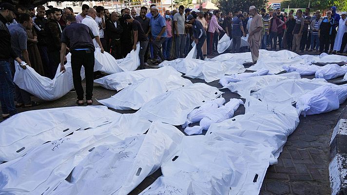 Telediario 1 - Una de las peores noches de bombardeos en Gaza: más de 10.000 palestinos muertos