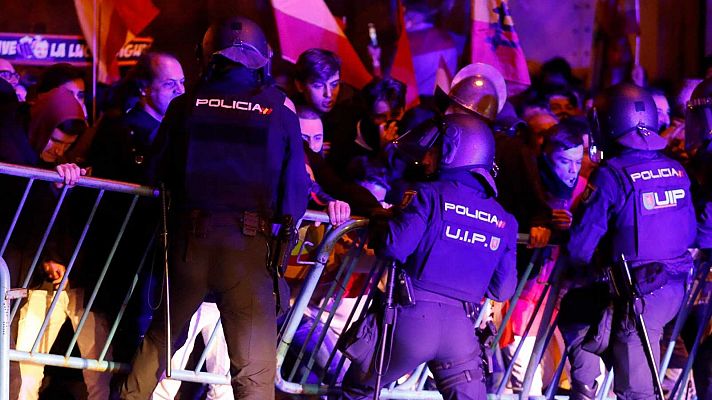 Telediario Matinal - Miles de personas protestan contra la amnistía