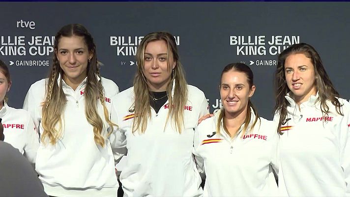 España, lista para su debut en la Copa Billie Jean King