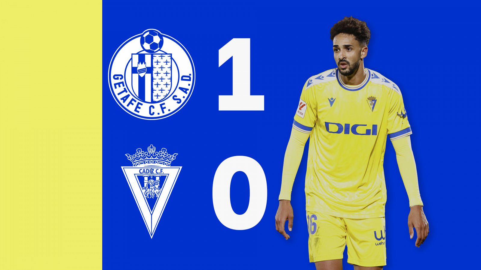 Getafe 1 - Cádiz CF 0