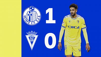 Getafe 1 - Cdiz CF 0 - Ver ahora