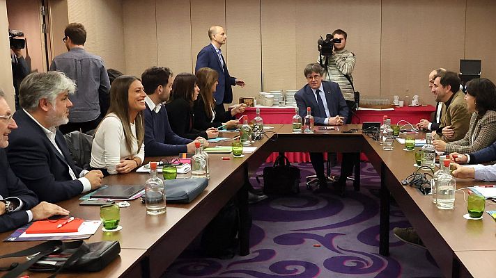 Telediario 2 - PSOE y Junts enfrían las expectativas de un acuerdo de investidura inminente