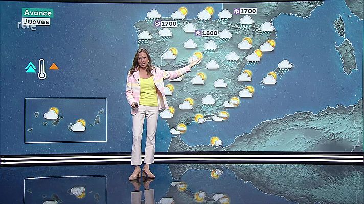 Vientos fuertes con rachas de muy fuertes del oeste en litorales del Cantábrico y norte de Galicia, y de alisios en Canarias