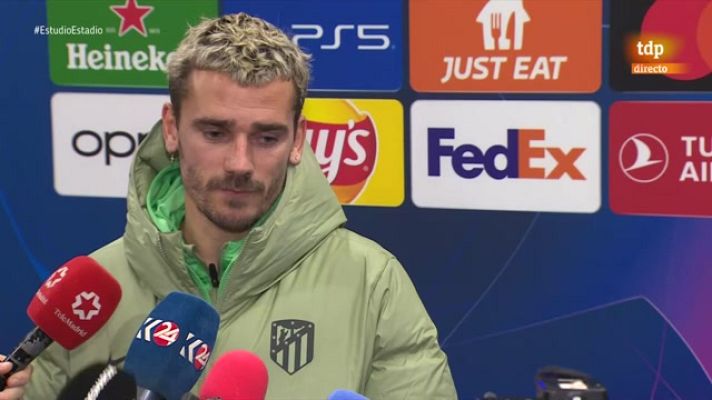 Estudio Estadio - Griezmann: "A Morata le estamos cuidando porque está haciendo un inicio de temporada increíble"