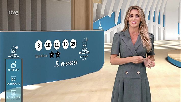 Loterías - Sorteo de la Bonoloto y Euromillones del 07/11/2023