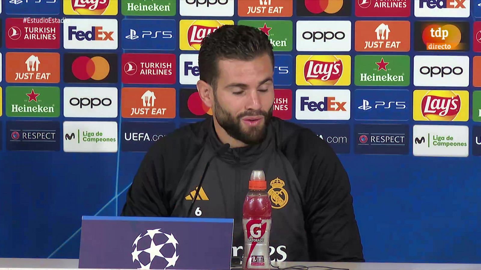 Nacho: "Hemos hablado con Vinícius para que esté tranquilo"