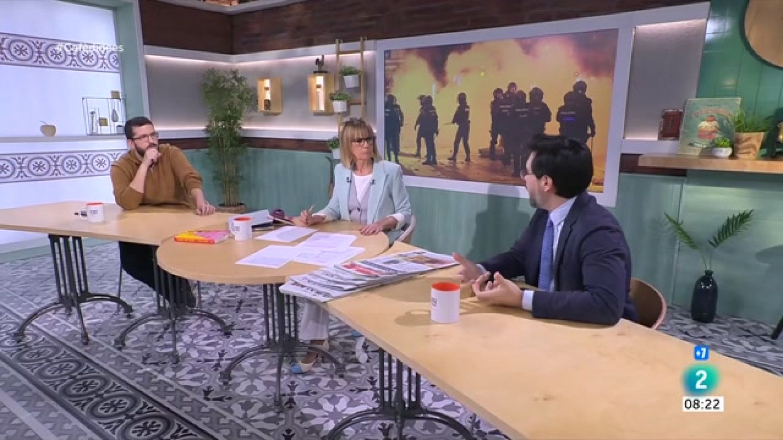 Gerardo Pisarello, Ester Capella i Mariola Cubells