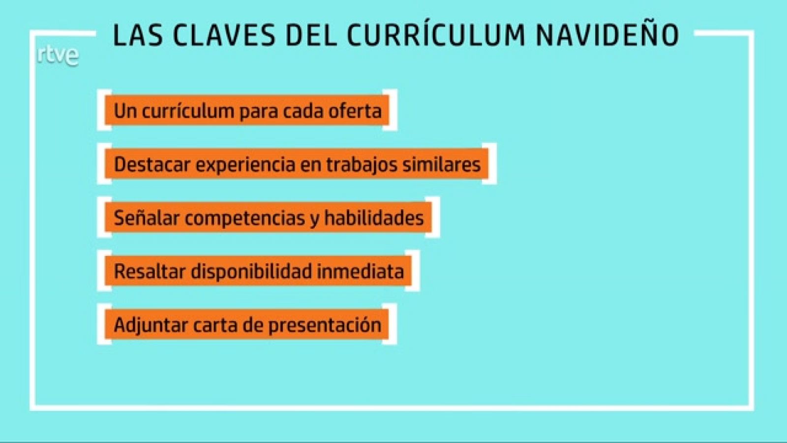 AQUÍ HAY TRABAJO - 5 claves para conseguir trabajo en Navidad - ver ahora