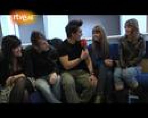 Eurovisión - Samuel y Patricia antes de la gala