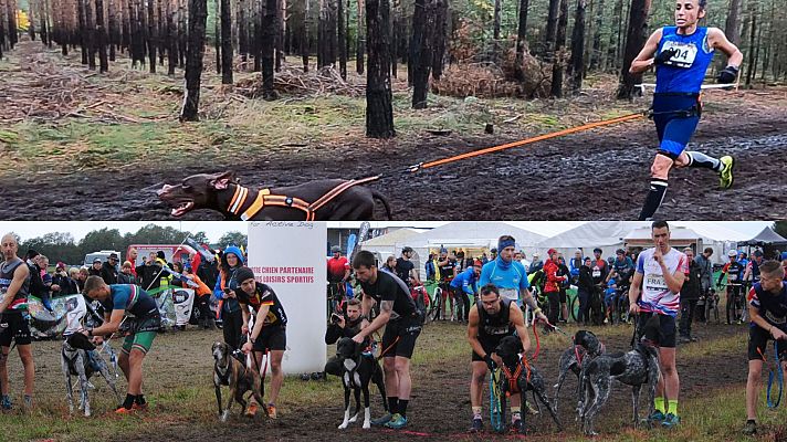 Deportes de invierno - Olga Álvarez y Andoni Isusi explican el canicross para RTVE.es