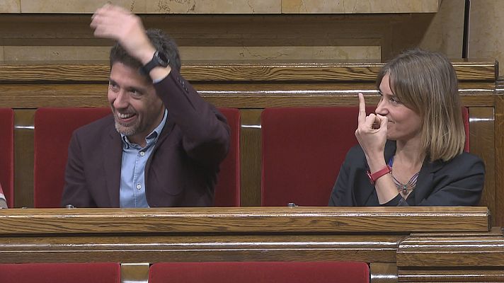 L'Informatiu - Tensió al Parlament per les protestes al carrer i l'amnistia