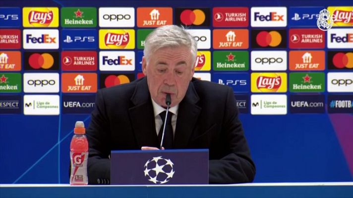 Champions League | Carlo Ancelotti: "Tenemos una plantilla sana y esto nos permite pelear por todas las competiciones"