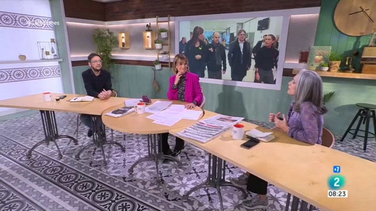 Eudald Carbonell, José María Macías i Xavier Torrens