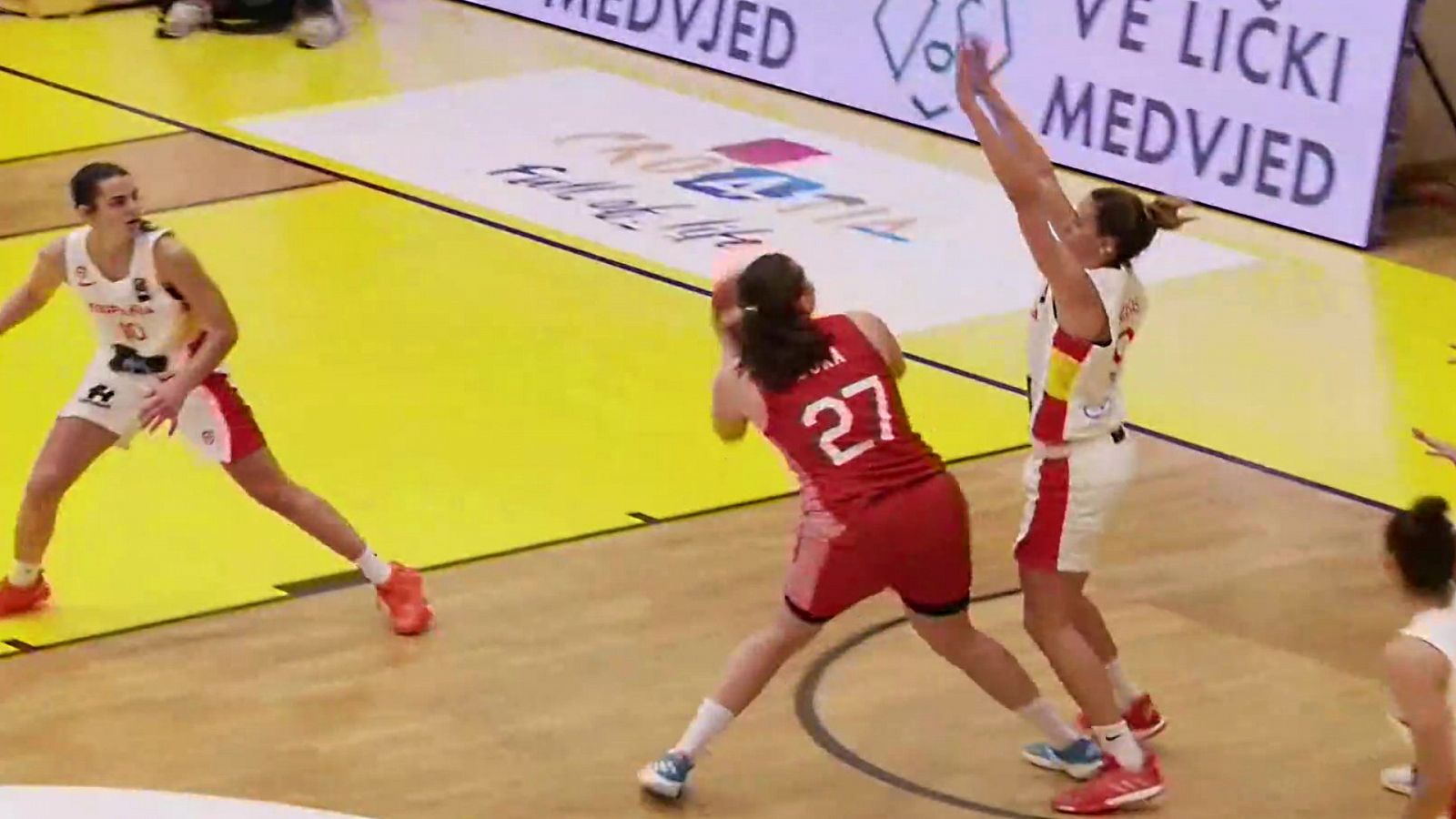 Baloncesto - Clasificación Cto. Europa femenino 2025. 1ª jornada: Croacia - España