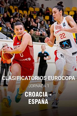 Clasif. Cto. Europa fem. 2025. 1ª jornada: Croacia - España