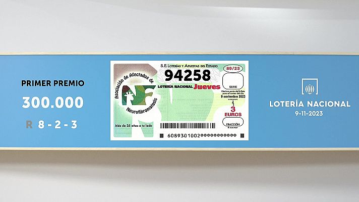 SELAE - Sorteo de la Lotería Nacional del 09/11/2023