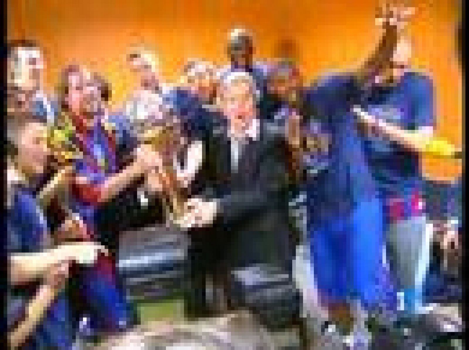 La celebración en los vestuarios - Baloncesto en RTVE | Ver