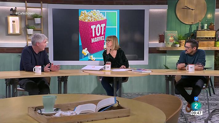 Cafè d'idees - Pep Prieto i Àlex Santaló presenten el llibre 'Tot Marvel'