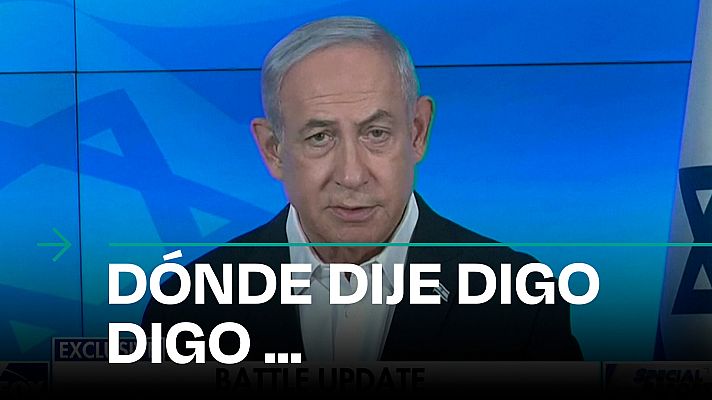  - Netanyahu rectifica y asegura que no ocupará la Franja