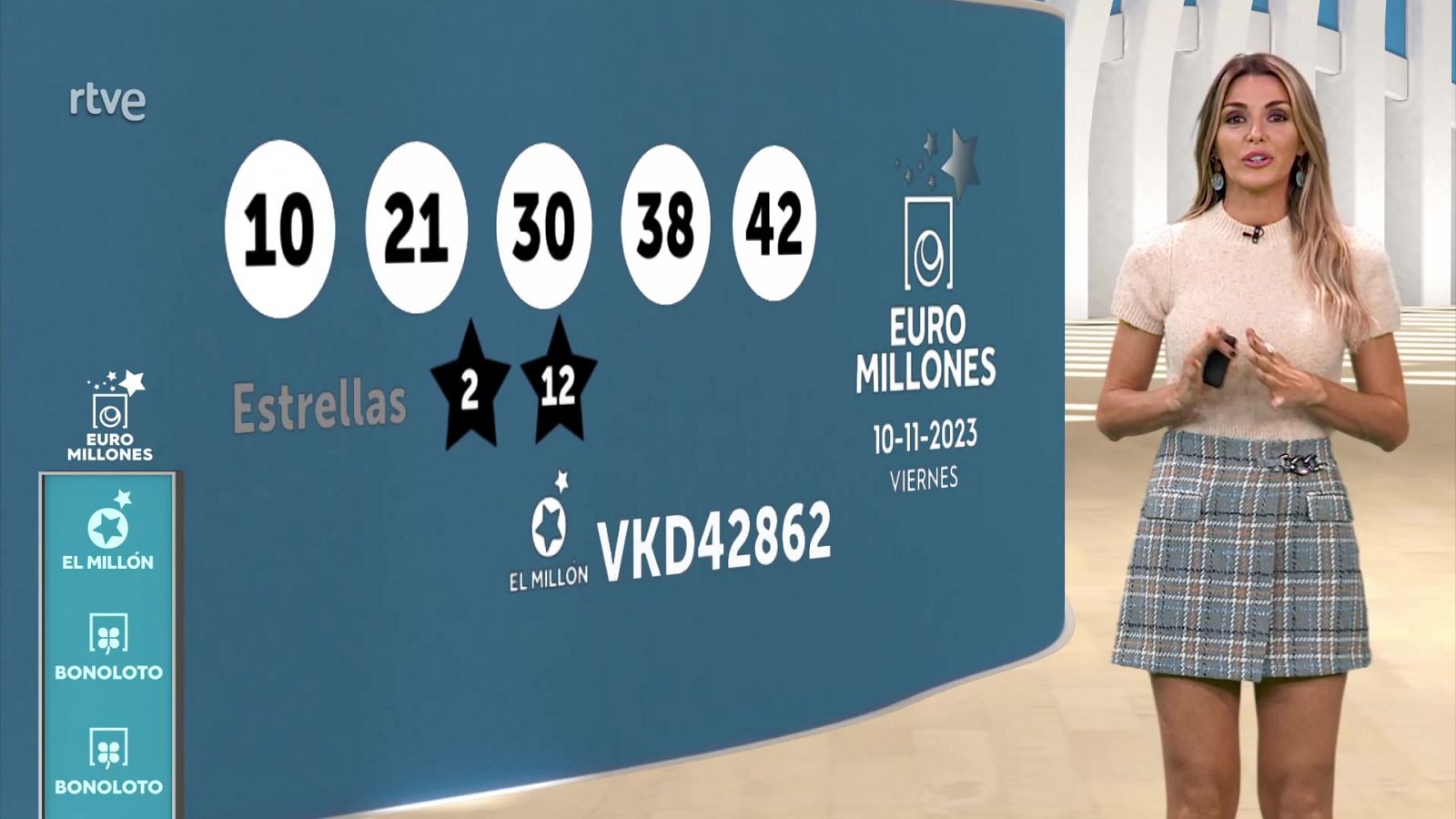 Sorteo de la Bonoloto y Euromillones del 10/11/2023 - ver ahora