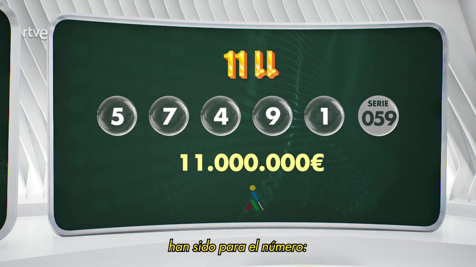 Sorteo ONCE - 11/11/23 - ver ahora