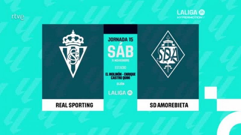 Sporting - Amorebieta: resumen del partido de la 15ª jornada | Segunda  - ver ahora