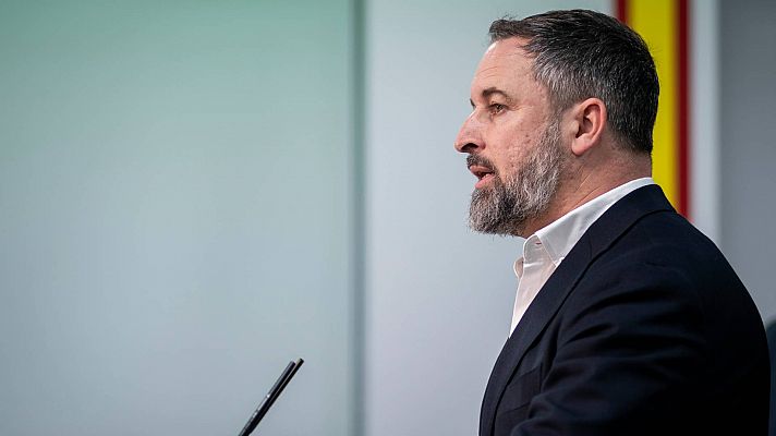 Abascal pide un movilización "permanente" contra la amnistía: "Ninguna mesura frente al golpe de Estado"  