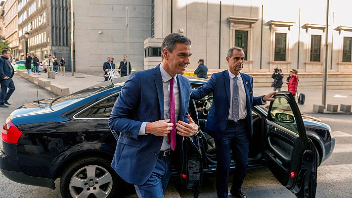 Telediario Fin de Semana - Arranca una semana política marcada por el registro de la ley de amnistía y la investidura de Pedro Sánchez