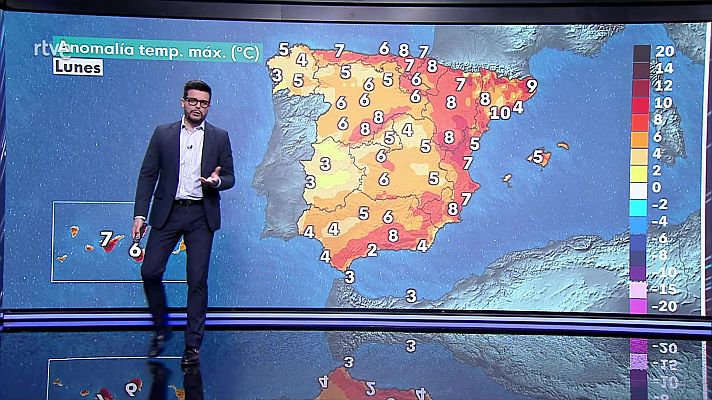 Rachas de viento muy fuerte en interiores del extremo oriental peninsular. Nieblas persistentes en el nordeste de la meseta Sur