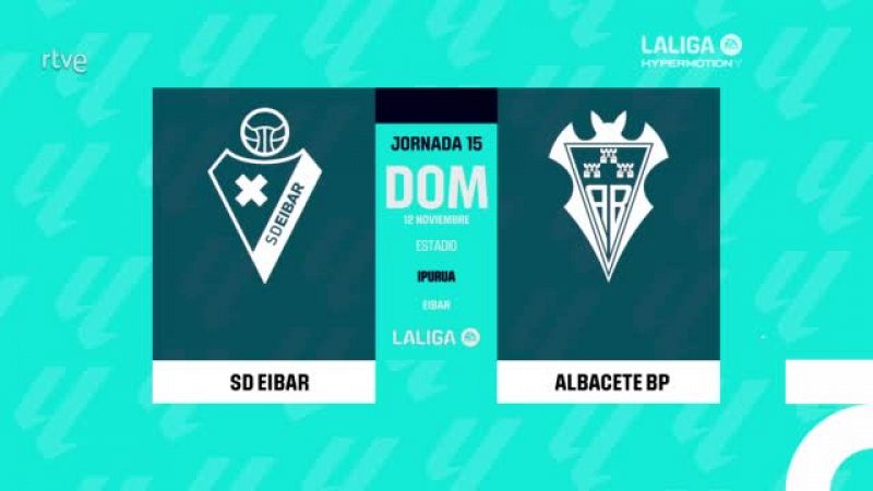 Eibar - Albacete: resumen del partido de la 15ª jornada | Segunda - ver ahora