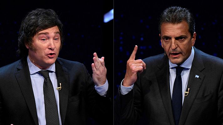 Especiales informativos - Debate Elecciones en Argentina: Sergio Massa - Javier Milei