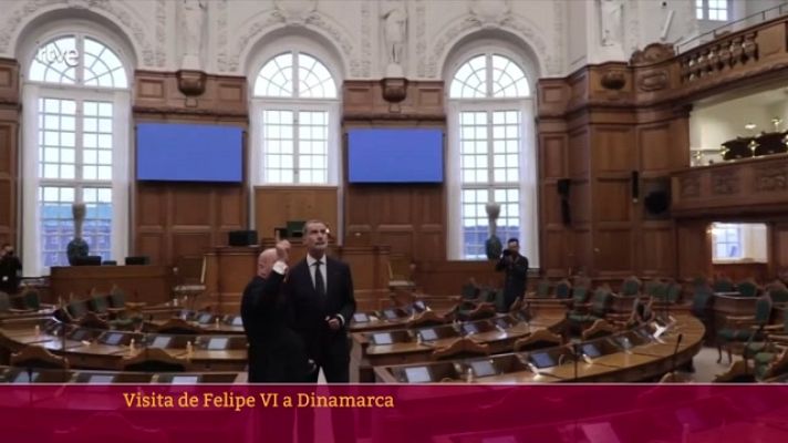 Parlamento - Felipe VI en el parlamento de Dinamarca