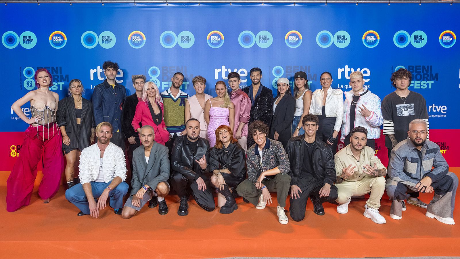 Presentación en Sevilla de los 16 artistas seleccionados para el Benidorm Fest 2024