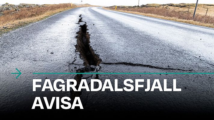 Evacuada la localidad islandesa de Grindavík por la inminente erupción del volcán Fagradalsfjall