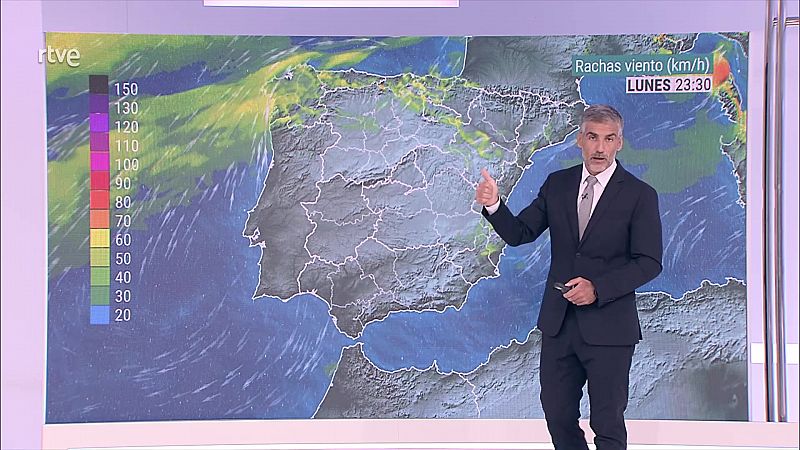 Precipitaciones persistentes en el oeste de Galicia  - ver ahora