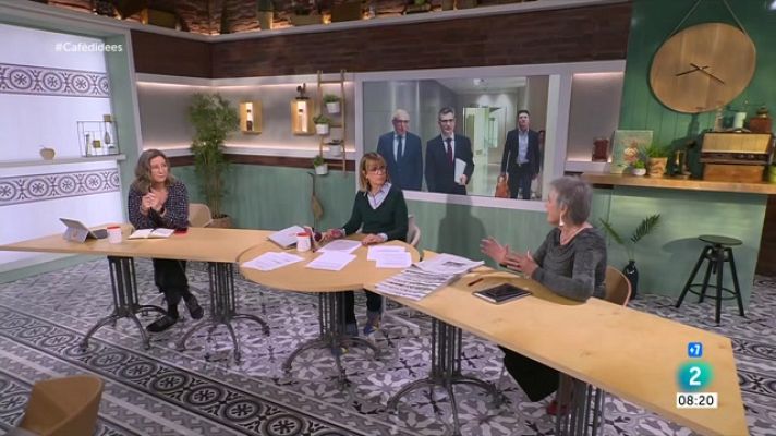 Cafè d'idees - Salvador Illa, Jordi Nieva i Oleksandr Slyvchuk